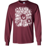 T-Shirts Maroon / S Black Mirror Men's Long Sleeve T-Shirt