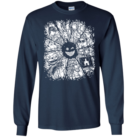 T-Shirts Navy / S Black Mirror Men's Long Sleeve T-Shirt