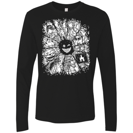 T-Shirts Black / S Black Mirror Men's Premium Long Sleeve