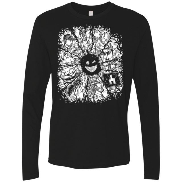 T-Shirts Black / S Black Mirror Men's Premium Long Sleeve