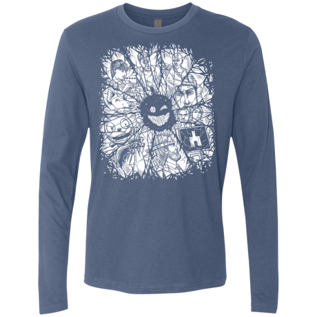 T-Shirts Indigo / S Black Mirror Men's Premium Long Sleeve