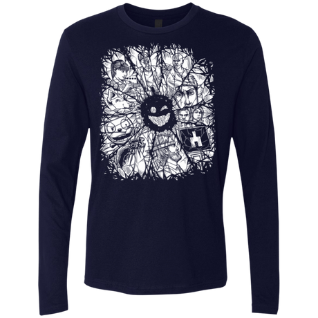 T-Shirts Midnight Navy / S Black Mirror Men's Premium Long Sleeve