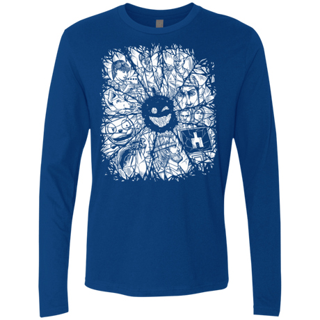 T-Shirts Royal / S Black Mirror Men's Premium Long Sleeve