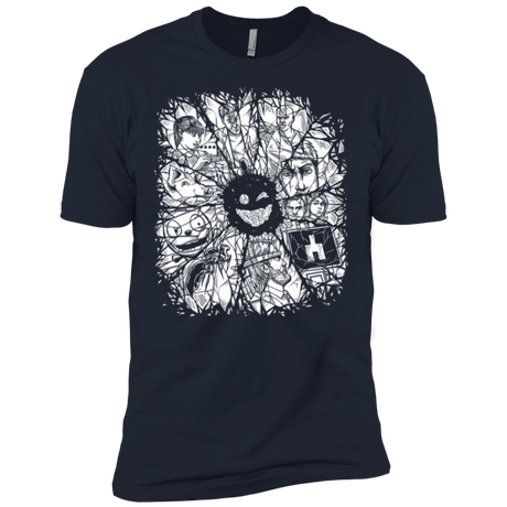 T-Shirts Midnight Navy / X-Small Black Mirror Men's Premium T-Shirt
