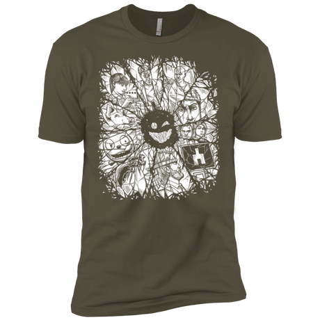 T-Shirts Military Green / X-Small Black Mirror Men's Premium T-Shirt