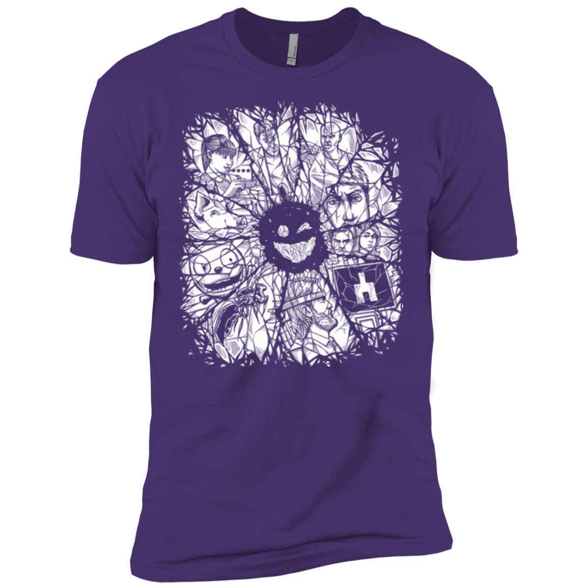 T-Shirts Purple Rush/ / X-Small Black Mirror Men's Premium T-Shirt
