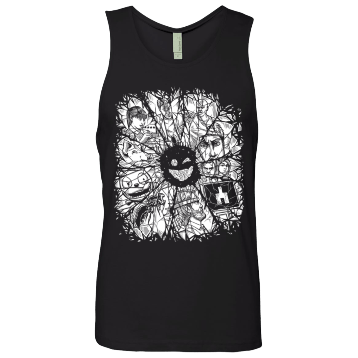 T-Shirts Black / S Black Mirror Men's Premium Tank Top