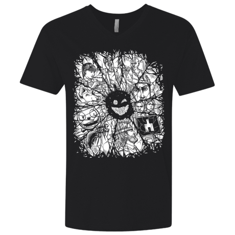 T-Shirts Black / X-Small Black Mirror Men's Premium V-Neck