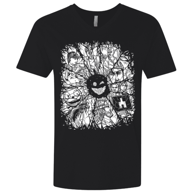 T-Shirts Black / X-Small Black Mirror Men's Premium V-Neck