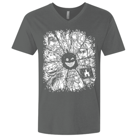 T-Shirts Heavy Metal / X-Small Black Mirror Men's Premium V-Neck