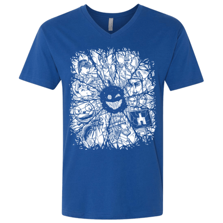 T-Shirts Royal / X-Small Black Mirror Men's Premium V-Neck