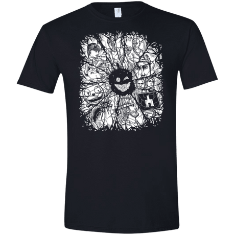 T-Shirts Black / X-Small Black Mirror Men's Semi-Fitted Softstyle