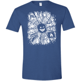 T-Shirts Heather Royal / X-Small Black Mirror Men's Semi-Fitted Softstyle