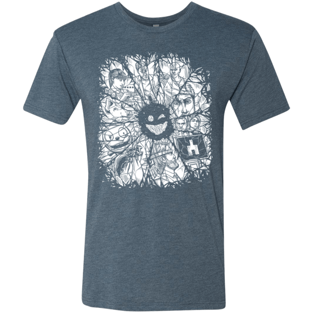 T-Shirts Indigo / S Black Mirror Men's Triblend T-Shirt