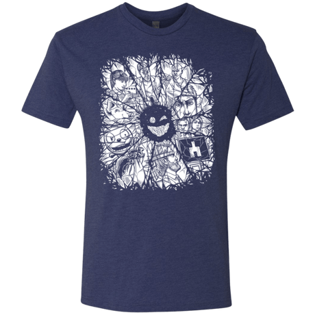 T-Shirts Vintage Navy / S Black Mirror Men's Triblend T-Shirt