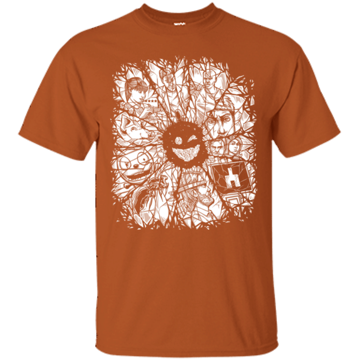 T-Shirts Texas Orange / S Black Mirror T-Shirt
