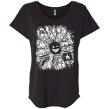 T-Shirts Vintage Black / X-Small Black Mirror Triblend Dolman Sleeve