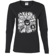 T-Shirts Black / S Black Mirror Women's Long Sleeve T-Shirt