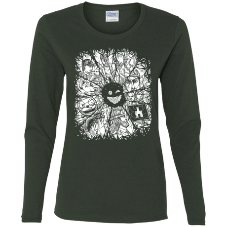 T-Shirts Forest / S Black Mirror Women's Long Sleeve T-Shirt