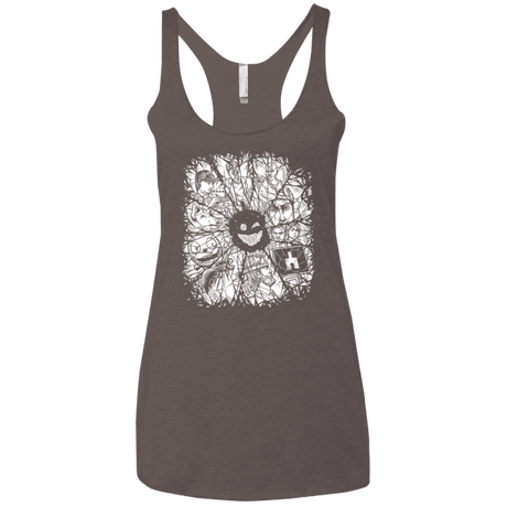 T-Shirts Macchiato / X-Small Black Mirror Women's Triblend Racerback Tank