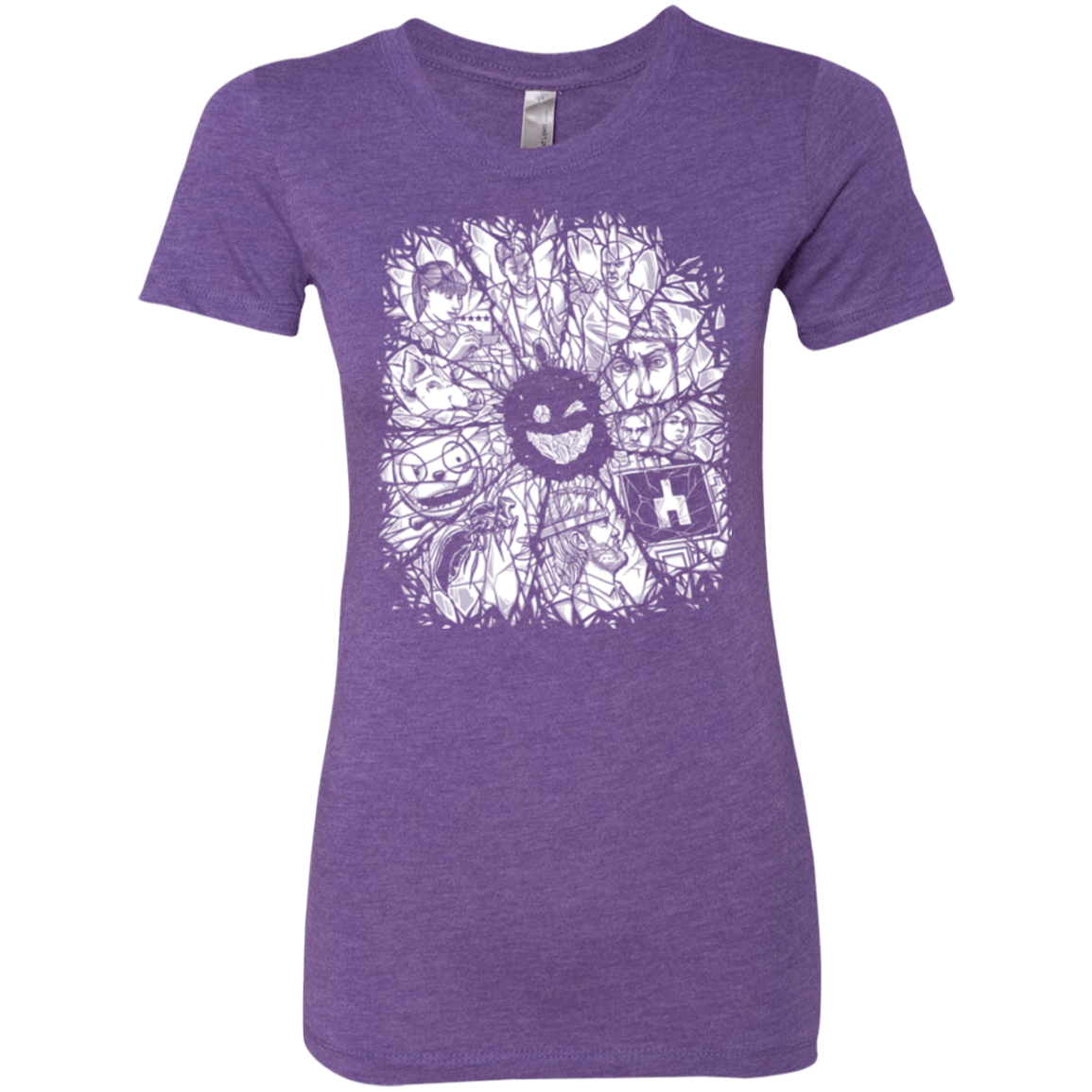 T-Shirts Purple Rush / S Black Mirror Women's Triblend T-Shirt