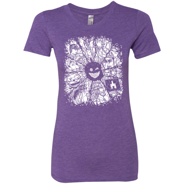 T-Shirts Purple Rush / S Black Mirror Women's Triblend T-Shirt