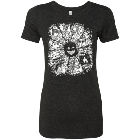 T-Shirts Vintage Black / S Black Mirror Women's Triblend T-Shirt