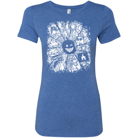 T-Shirts Vintage Royal / S Black Mirror Women's Triblend T-Shirt