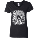 T-Shirts Black / S Black Mirror Women's V-Neck T-Shirt