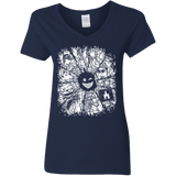 T-Shirts Navy / S Black Mirror Women's V-Neck T-Shirt