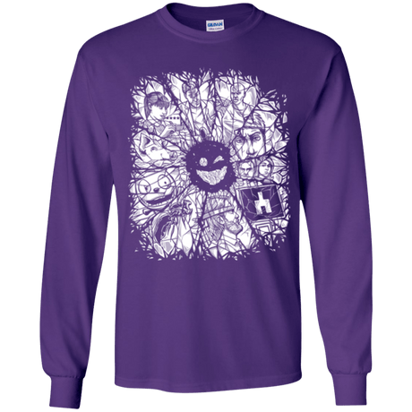 T-Shirts Purple / YS Black Mirror Youth Long Sleeve T-Shirt