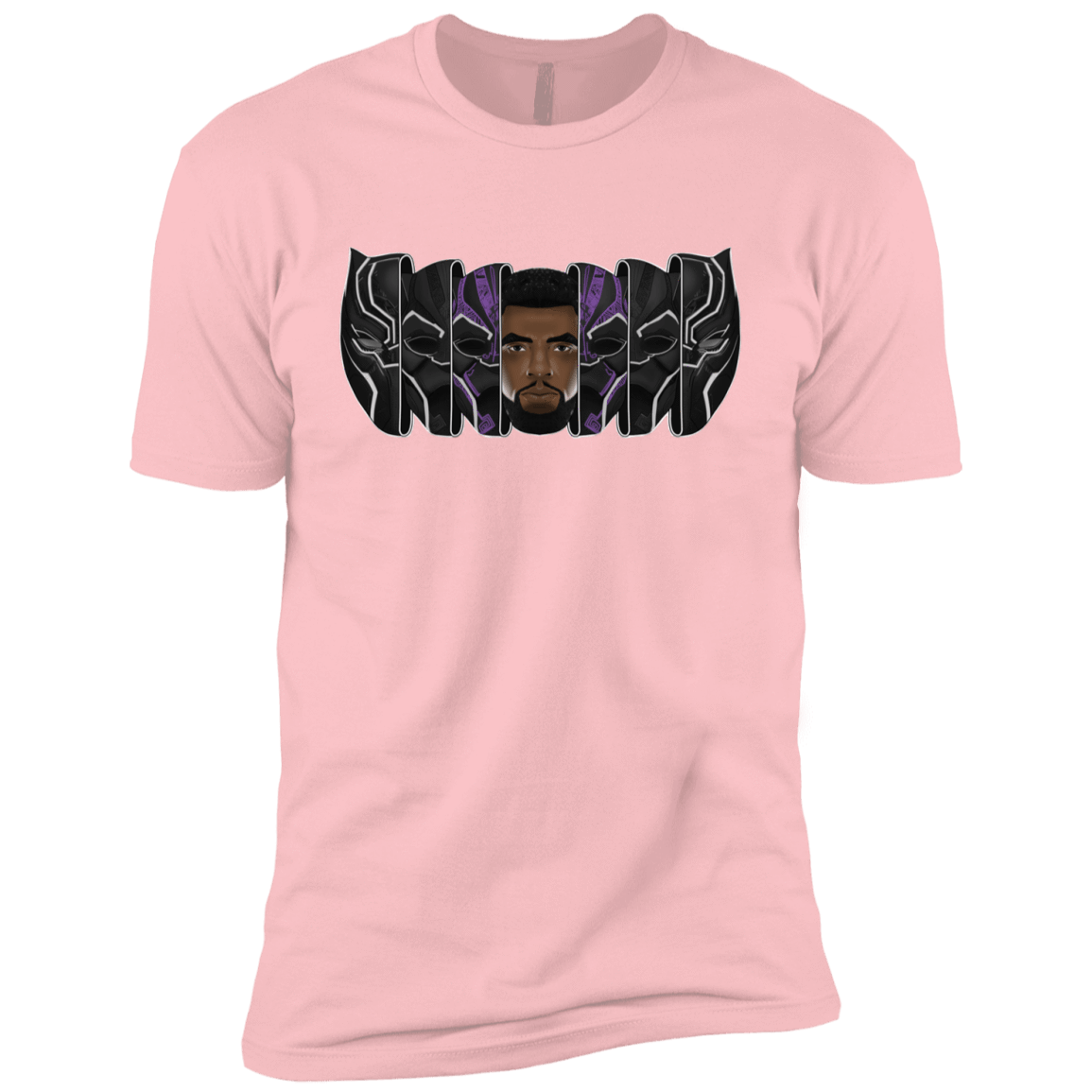 T-Shirts Light Pink / YXS Black Panther Mask Boys Premium T-Shirt