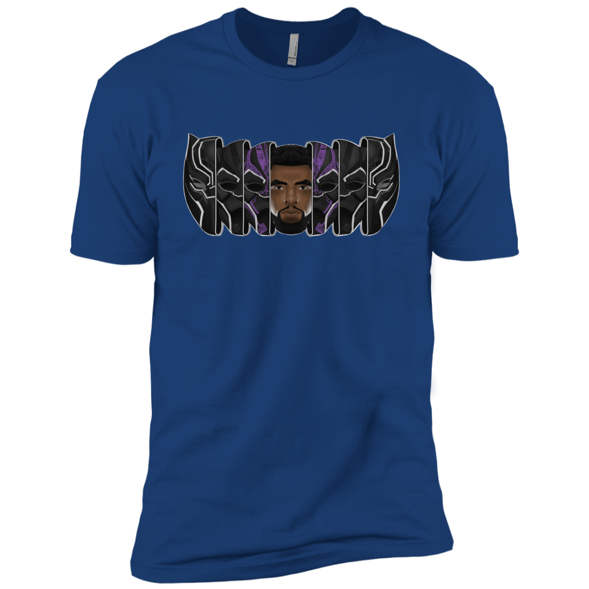 T-Shirts Royal / YXS Black Panther Mask Boys Premium T-Shirt