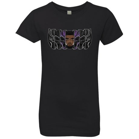 T-Shirts Black / YXS Black Panther Mask Girls Premium T-Shirt