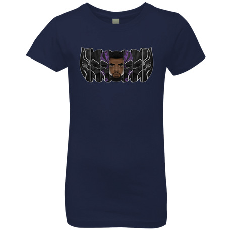 T-Shirts Midnight Navy / YXS Black Panther Mask Girls Premium T-Shirt