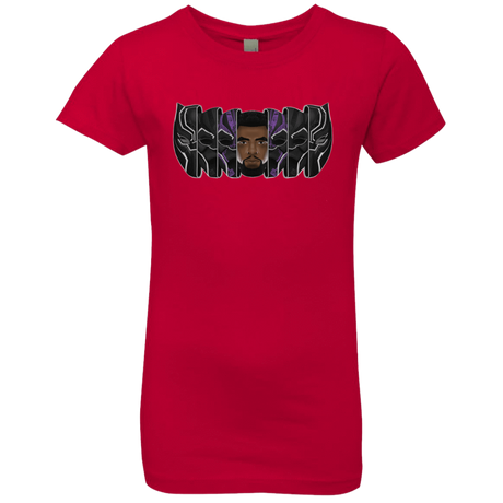 T-Shirts Red / YXS Black Panther Mask Girls Premium T-Shirt