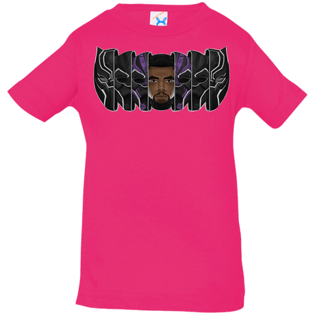T-Shirts Hot Pink / 6 Months Black Panther Mask Infant Premium T-Shirt