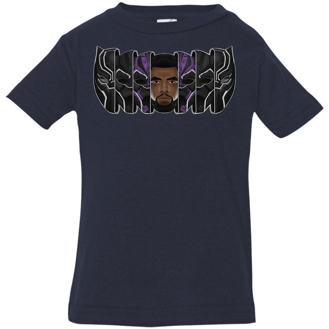 T-Shirts Navy / 6 Months Black Panther Mask Infant Premium T-Shirt