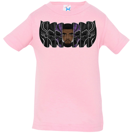 T-Shirts Pink / 6 Months Black Panther Mask Infant Premium T-Shirt
