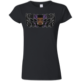 T-Shirts Black / S Black Panther Mask Junior Slimmer-Fit T-Shirt