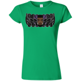 T-Shirts Irish Green / S Black Panther Mask Junior Slimmer-Fit T-Shirt