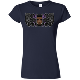 T-Shirts Navy / S Black Panther Mask Junior Slimmer-Fit T-Shirt