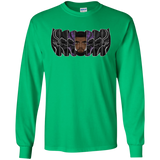 T-Shirts Irish Green / S Black Panther Mask Men's Long Sleeve T-Shirt