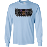 T-Shirts Light Blue / S Black Panther Mask Men's Long Sleeve T-Shirt