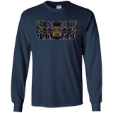 T-Shirts Navy / S Black Panther Mask Men's Long Sleeve T-Shirt