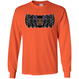 T-Shirts Orange / S Black Panther Mask Men's Long Sleeve T-Shirt