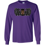 T-Shirts Purple / S Black Panther Mask Men's Long Sleeve T-Shirt