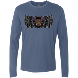 T-Shirts Indigo / S Black Panther Mask Men's Premium Long Sleeve