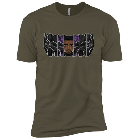 T-Shirts Military Green / X-Small Black Panther Mask Men's Premium T-Shirt