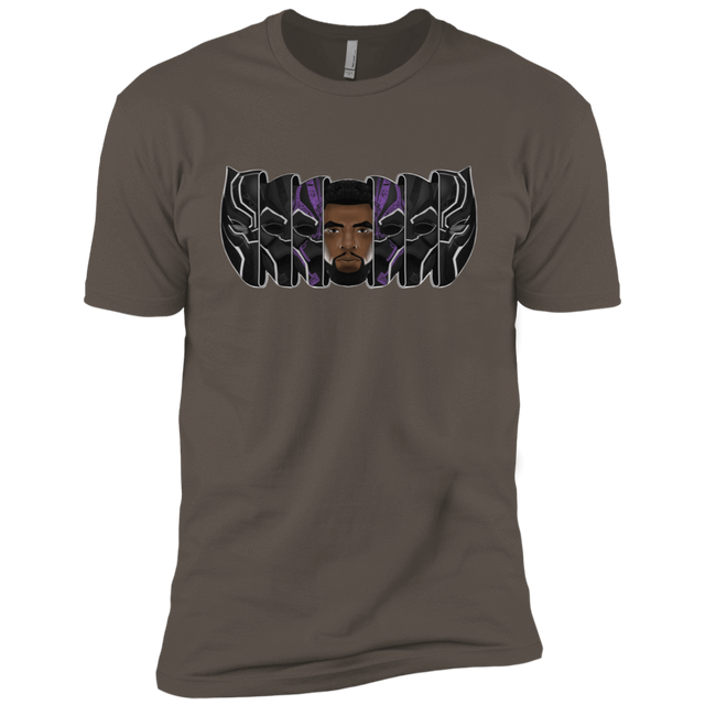 T-Shirts Warm Grey / X-Small Black Panther Mask Men's Premium T-Shirt